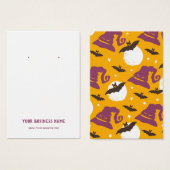 Halloween-Fledermäuse-Hexenhasser-Anzeigetafel (Vorne & Hinten)