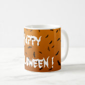 Halloween - Fledermäuse Kaffeetasse (VorderseiteRechts)