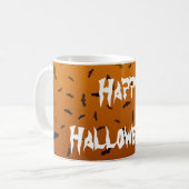 Halloween - Fledermäuse Kaffeetasse (Vorderseite Links)