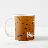 Halloween - Fledermäuse Kaffeetasse (Links)