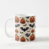 Halloween-Fledermäuse Kaffeetasse (Links)
