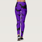 Halloween-Fledermäuse Leggings (Rückseite)