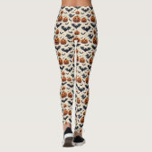 Halloween-Fledermäuse Leggings (Rückseite)