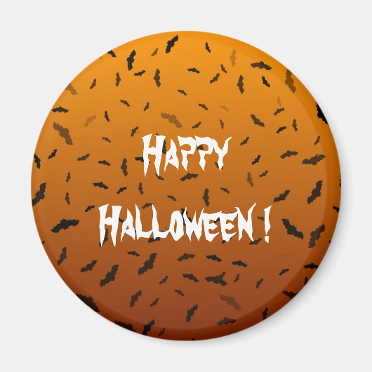 Halloween-Fledermäuse Magnet (Vorne)