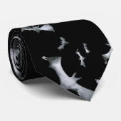 Halloween-Fledermäuse-Muster Krawatte (Gerollt)