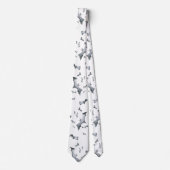 Halloween-Fledermäuse-Muster Krawatte (Vorderseite)