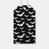 Halloween-Fledermäuse-Party mit individuellem Etik Geschenkanhänger (Vorderseite)