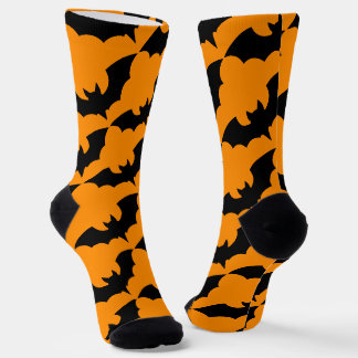Halloween-Fledermäuse Screwball-Grafiken Socken