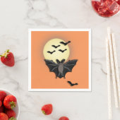 Halloween-Fledermäuse Serviette (Beispiel)
