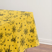 Halloween-Fledermäuse-Spinnennetze Tischdecke (Beispiel)