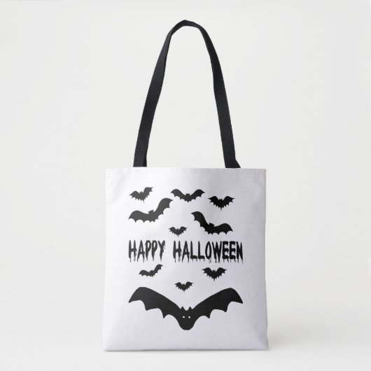 Halloween-Fledermäuse Tasche (Vorderseite)