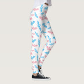 Halloween Fledermäuse Trans Pride Colors Leggings (Rechts)