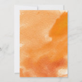 Halloween-Fledermäuse und Hexenwasserfarbe Einladung (Rückseite)