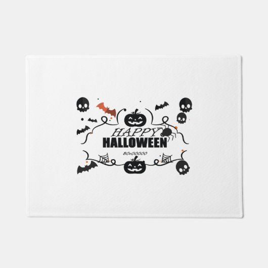 Halloween-Fledermaushalloween-Sticker Fußmatte (Vorderseite)