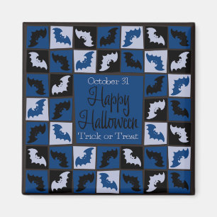 Halloween-Fledermausmosaik Magnet