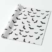 Halloween-Fledermausmuster Gruselig Geschenkpapier (Ungerollt)
