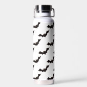 Halloween, Fledermausmuster, Süßes oder Saures, Bu Trinkflasche (Rückseite)