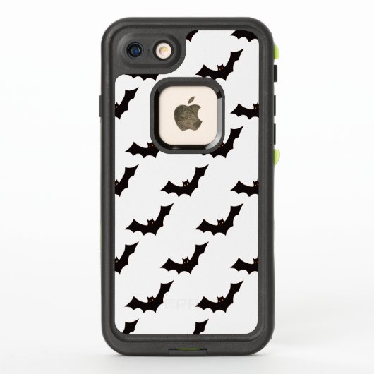 Halloween, Fledermausmuster, Trick oder Trete, Boo (Rückseite)