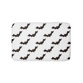 Halloween, Fledermausmuster, Trick oder Trete, Boo Badematte (Vorderseite)
