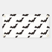 Halloween, Fledermausmuster, Trick oder Trete, Boo Banner (Horizontal)