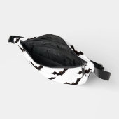 Halloween, Fledermausmuster, Trick oder Trete, Boo Bauchtasche (Offen)