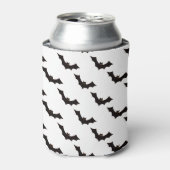 Halloween, Fledermausmuster, Trick oder Trete, Boo Dosenkühler (Kanne Vorderseite)
