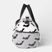 Halloween, Fledermausmuster, Trick oder Trete, Boo Duffle Bag (Rechts)
