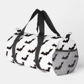 Halloween, Fledermausmuster, Trick oder Trete, Boo Duffle Bag (Rechte Ecke)
