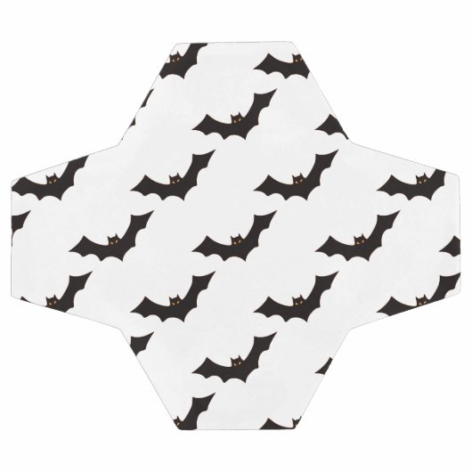 Halloween, Fledermausmuster, Trick oder Trete, Boo Fußball (Flach)