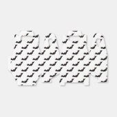 Halloween, Fledermausmuster, Trick oder Trete, Boo Geschenkschachtel (Ungefaltet)