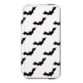 Halloween, Fledermausmuster, Trick oder Trete, Boo Incipio iPhone Geldbeutel-Hülle (Folio Vorderseite)
