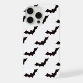 Halloween, Fledermausmuster, Trick oder Trete, Boo iPhone Hülle (Rückseite)