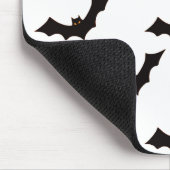 Halloween, Fledermausmuster, Trick oder Trete, Boo Mousepad (Ecke)