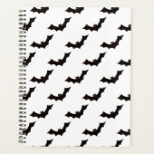 Halloween, Fledermausmuster, Trick oder Trete, Boo Planer (Vorderseite)