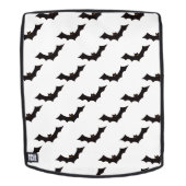 Halloween, Fledermausmuster, Trick oder Trete, Boo Rucksack (Abnehmbare Front)