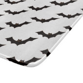 Halloween, Fledermausmuster, Trick oder Trete, Boo Schneidebrett (Ecke)