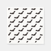 Halloween, Fledermausmuster, Trick oder Trete, Boo Serviette (Vorderseite)