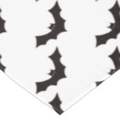 Halloween, Fledermausmuster, Trick oder Trete, Boo Tischdecke (Schrägansicht)