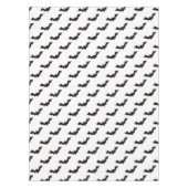 Halloween, Fledermausmuster, Trick oder Trete, Boo Tischdecke (Vorderseite)