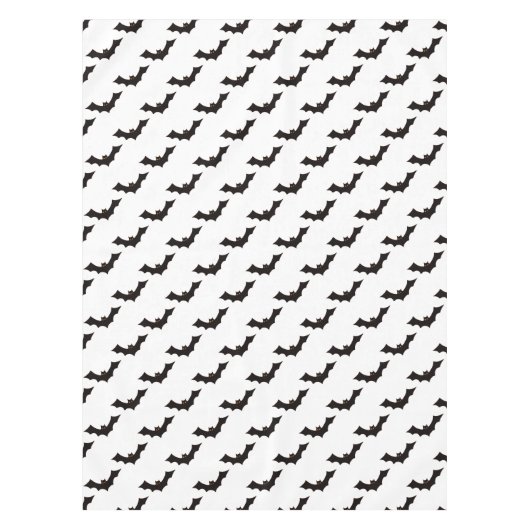 Halloween, Fledermausmuster, Trick oder Trete, Boo Tischdecke (Vorderseite)