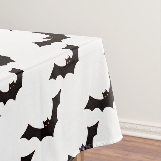 Halloween, Fledermausmuster, Trick oder Trete, Boo Tischdecke (Beispiel)