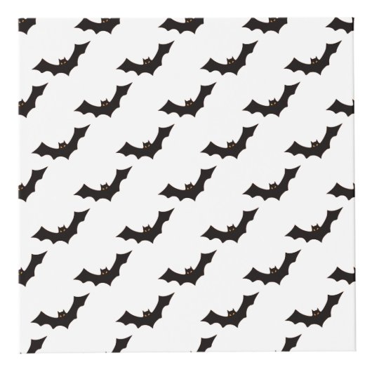 Halloween, Fledermausmuster, Trick oder Trete, Boo Würfel (Vorderseite)