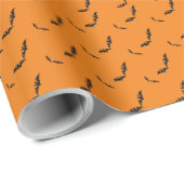 Halloween/Fledermauspackpapier Geschenkpapier (Rolleneckpunkt)
