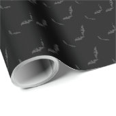 Halloween/Fledermauspackpapier Geschenkpapier (Rolleneckpunkt)