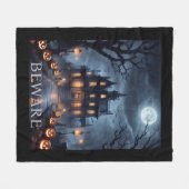 Halloween Fleece Blanket (Vorderseite (Horizontal))