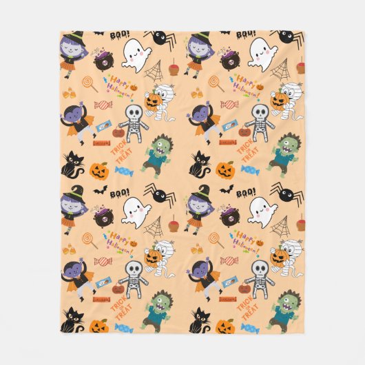 Halloween Fleece Blanket (Vorderseite)