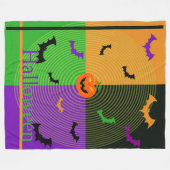 Halloween Fleece Blanket des ewigen Horrors 50"X60 (Vorderseite (Horizontal))