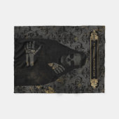Halloween | Fleece Blanket | Grimischer Sensenmann (Vorderseite (Horizontal))
