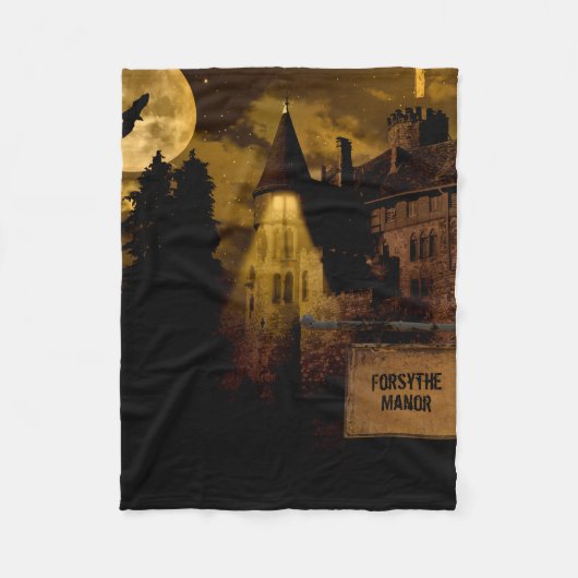 Halloween | Fleece Blanket | Spuk Manor (Vorderseite)