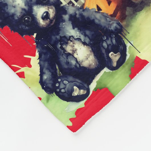 Halloween Fleecedecke (Ecke)